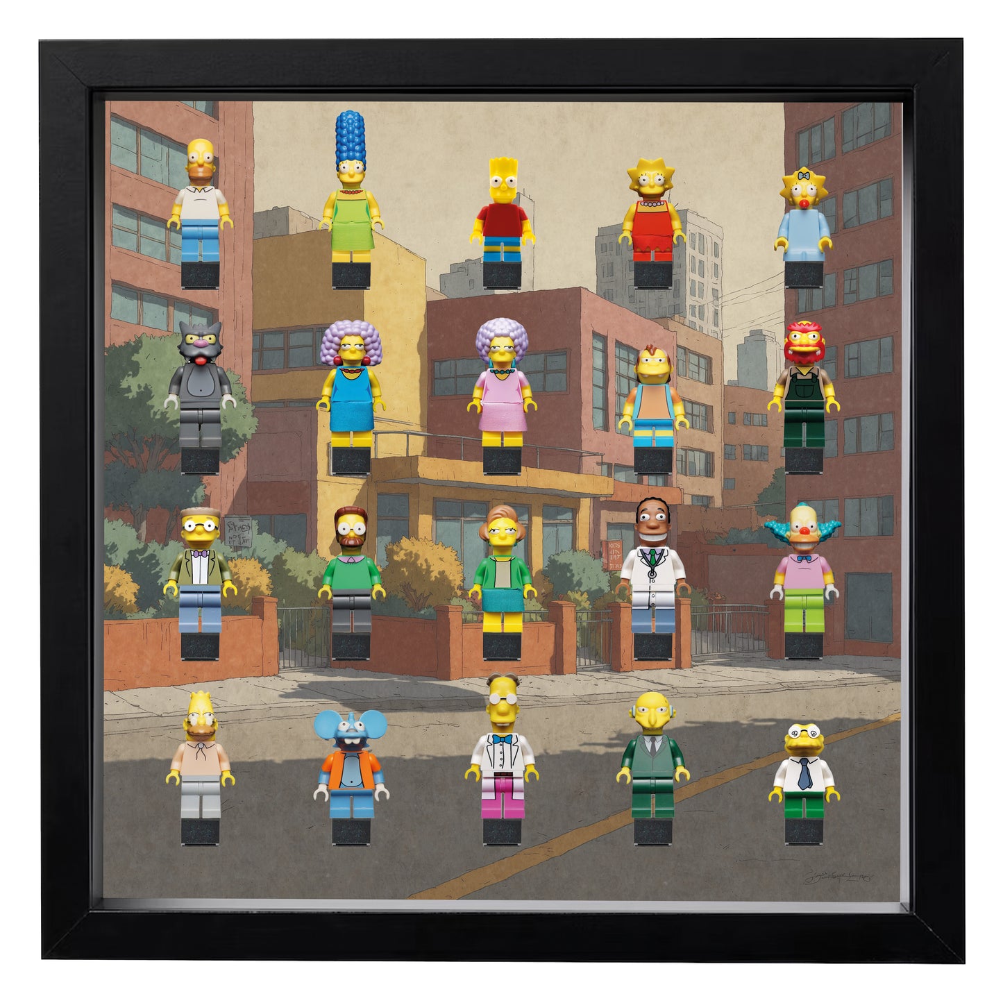 Display Frame for LEGO® The Simpsons™ figures - MF_0035