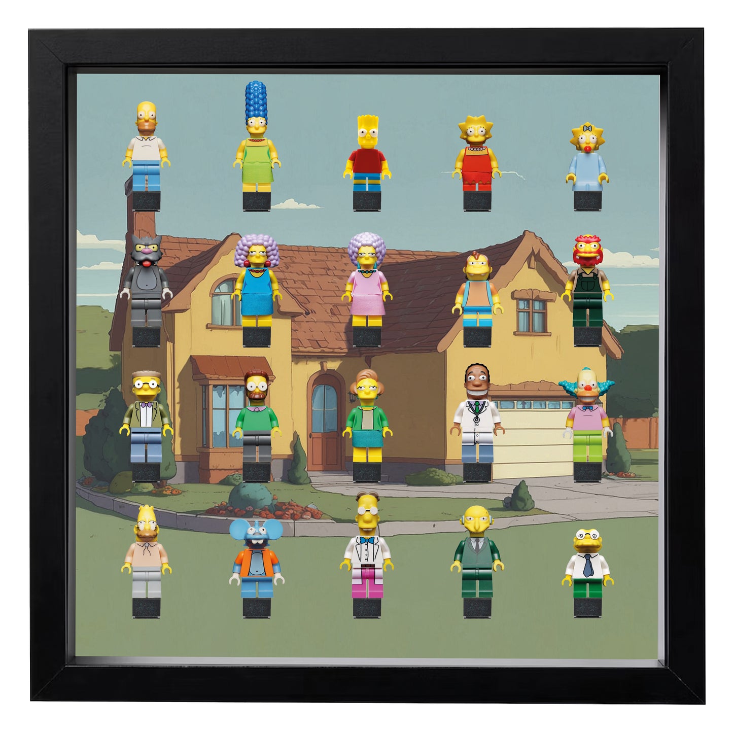 Display Frame for LEGO® The Simpsons™ figures - MF_0040