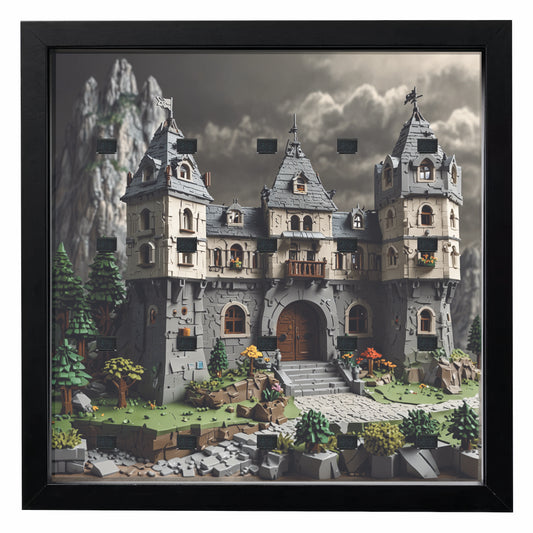 Display Frame for LEGO® Knight / Castle figures - MF_0089