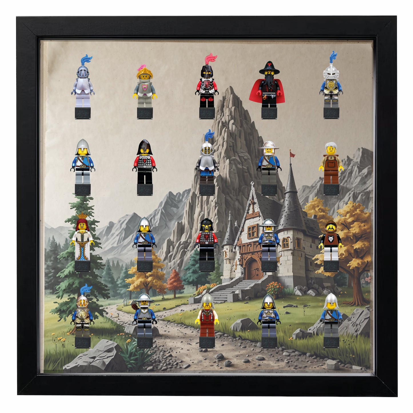 Bilderrahmen für LEGO® Ritter / Castle Figuren - MF_0082