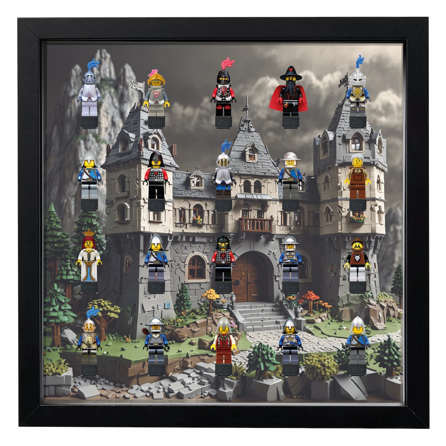 Bilderrahmen für LEGO® Ritter / Castle Figuren - MF_0089