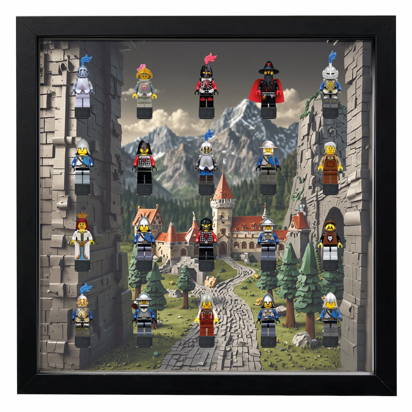 Bilderrahmen für LEGO® Ritter / Castle Figuren - MF_0090