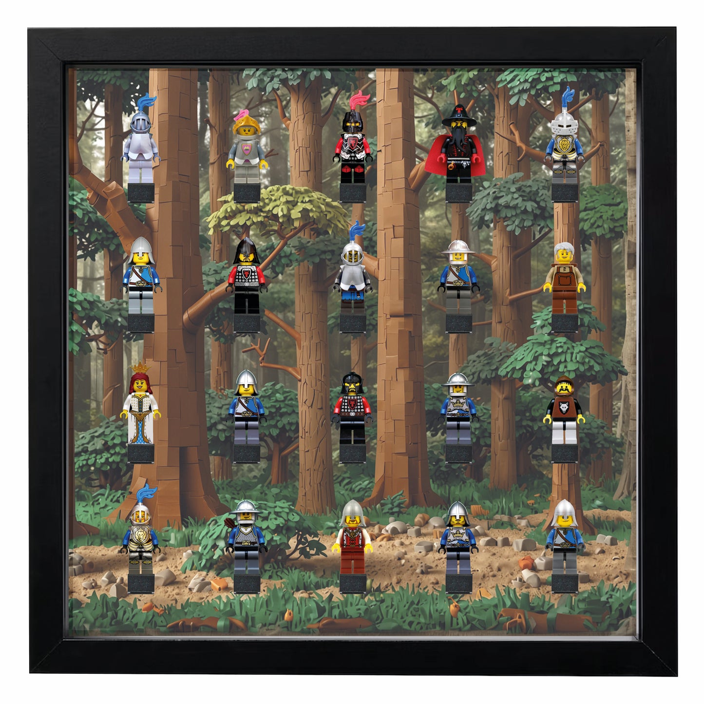 Display Frame for LEGO® Knight / Castle figures - MF_0094